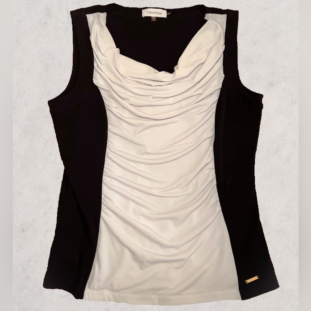 Calvin Klein Women’s Cowl Neck Blouse - Size Small - Picture 1 of 2